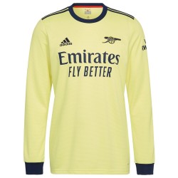 Camisola Arsenal Equipamento Segundo 2021-2022 Manga Comprida